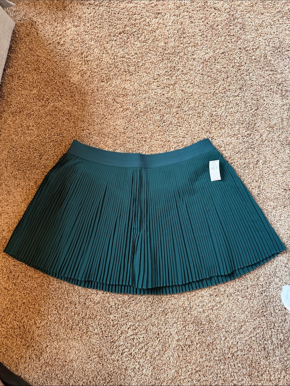 NWT Old Navy Dark Green Pleated Skort - XL